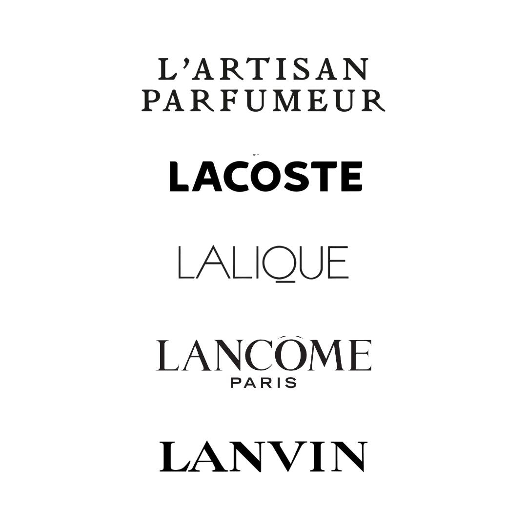 L’Artisan Parfumeur | Lacoste | Lalique | Lancôme | Lanvin