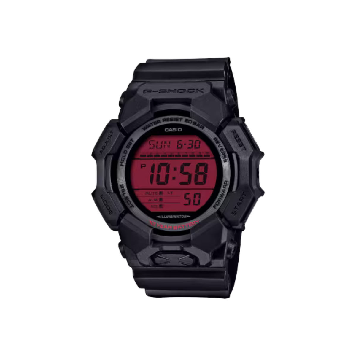 Casio G Shock Digital GD-010BBR-1