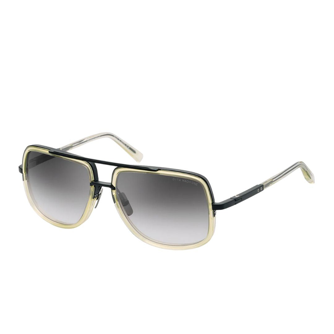 Dita Mach-One DRX-2030-W-CLR-BLK – Unisex Aviator Sunglasses