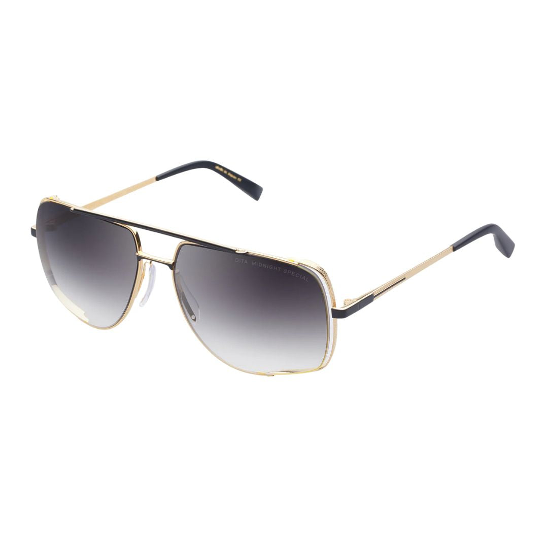 Dita Midnight Special DRX-2010-M-BLK-GLD-60 – Unisex Square Sunglasses